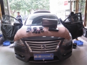 廣州日產(chǎn)軒逸音響改裝 極速音響摩雷瑪仕舞改裝日產(chǎn)軒逸