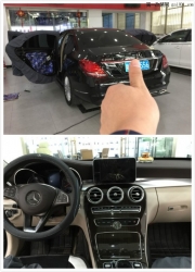 再度分享奔馳C200L升級改裝德國原廠曼斯特套裝喇叭