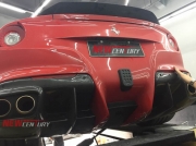 [外觀] 法拉利F12改裝DMC碳纖維后唇 Ferrari F12風(fēng)刀后杠擾流板大小包圍