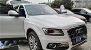 享受音樂生活-成都美聲奧迪Q5汽車音響改裝法國勁浪
