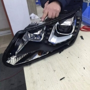 途觀原廠高配大燈再度升級(jí)q5透鏡   深圳光速車改改改