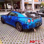 [外觀] 日產(chǎn)GTR改裝LB碳纖維尾翼 GTR改裝尾翼套件