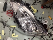 標致508車燈升級q5透鏡   深圳光速車改改燈