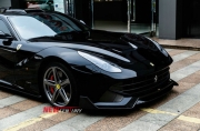 [外觀] 法拉利F12碳纖維前唇 Ferrari改裝DMC前下巴小包圍 F12berlinetta