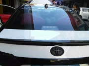 鹽城漫步者汽車音響改裝案例：豐田新卡羅拉升級(jí)10寸有源...