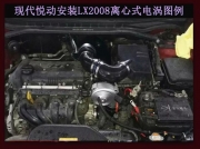 [动力引擎] 现代悦动提升动力节油改装汽车进气配件键程离心式涡轮增压器LX2008