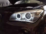 昆明車寶貝寶馬X1車燈升級