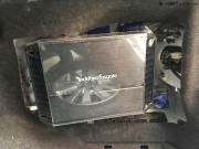 成都正鑫天煌改裝卡羅拉丨勁浪喇叭丨來福功放丨來福低音