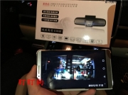 保時(shí)捷卡宴安裝 盯盯狗 隱藏式專車(chē)專用高清行車(chē)記錄儀