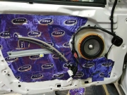 山東濟(jì)南起亞K5汽車(chē)音響改裝升級(jí)全車(chē)美國(guó)MTX加大能隔音減...