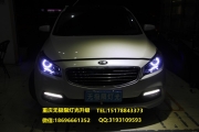 重慶改燈起亞K4大燈升級Q5透鏡巖崎D2H氙燈天使眼無極限專...