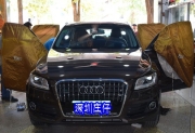 深圳汽車音響專業(yè)店 莊仔汽車音響摩雷優(yōu)特聲603改裝奧迪Q5