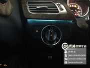 天津奔馳CLS300安裝原廠全車氛圍燈