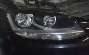 大眾夏朗升級原裝拆車高配大燈，電腦編碼，日行可控