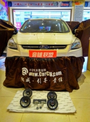 開福汽車音響改裝 長沙音雄聯(lián)盟JBLGx600c兩分頻改裝福特翼虎