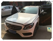 新款奔馳C200L 音響改裝升級法國勁浪喇叭——常州至上音樂