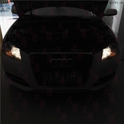 老款奧迪A3車燈升級原車燈碗燈碗內(nèi)加裝寶馬款海拉3雙透...