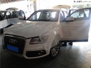 龍崗汽車音響隔音改裝 深圳車樂(lè)匯摩雷優(yōu)特聲603改裝奧迪Q5