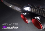 奥迪A5升级四出排气带阀门(GO-Sheng F1 Exhaust&intake System)