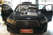 太原美聲汽車音響-豐田漢蘭達改裝法國勁浪汽車音響