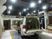 豐田陸地巡洋艦汽車(chē)音響改裝德國(guó)零點(diǎn)+全車(chē)隔音_重慶渝大昌