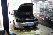 重慶專業(yè)改燈12款斯柯達(dá)明銳大燈升級(jí)Q5透鏡氙燈無極限改燈