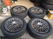 二手輪轂 保時捷 卡宴 RS 帶全新輪胎 拆車件
