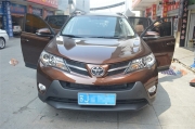 豐田RAV4 音響改裝升級(jí) 內(nèi)擋火墻隔音 加裝導(dǎo)航 鹽城道聲