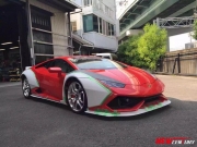[外觀] 蘭博基尼LP610-4改裝LB PERFORMANCE寬體大包圍 Huracan前唇尾翼