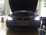 東莞燈博士改燈常平寶馬5系改燈升級(jí)海拉五雙光透鏡氙氣燈