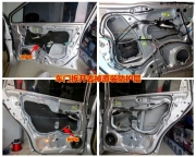 本田奧德賽音響改裝德國曼斯特CS6508IV MBQ功放BOSS低音P10DVC