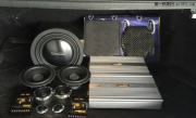 淄博本田思域改裝德國(guó)FLUX音響
