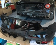 [外觀] Ferrari 法拉利F12改裝DMC碳纖維后唇 F12berlinetta后杠擾流風(fēng)刀