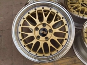 日本進口17寸BBS LM 兩片鍛造輪轂