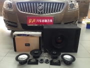 深圳汽車音響別克君威音響改裝德國彩虹及美國DD