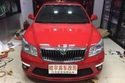 斯柯達(dá)明銳改裝德國(guó)ETON和美國(guó)霸克音響——車改坊（哈爾...