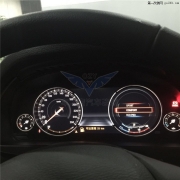 武漢寶馬X5改裝  寶馬X5改裝BO中置升降音響  全彩液晶儀表