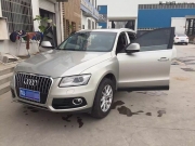 實用改裝 奧迪Q5進(jìn)取款升級原廠多功能方向盤按鍵