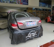 日產(chǎn)軒逸升級十寸大屏機(jī)+高清前后行車記錄儀