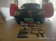 東城汽車音響改裝 東莞堅(jiān)業(yè)豐田十二代皇冠改裝美國路美...