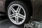 K&Z-寶馬320i升級美國Niche M170 18寸高亮銀輪轂