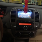 日產(chǎn)軒逸安裝專車專用DVD導(dǎo)航+后視高清攝像頭