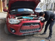 【畢節(jié)鑫源車燈】三菱勁炫大燈改裝海拉5透鏡導(dǎo)光條惡魔眼