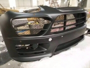 [外觀] 保時(shí)捷卡宴958hamann窄體前杠大包圍 改裝前杠LED燈前杠套件