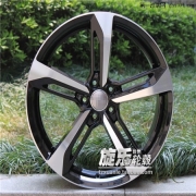 18/19寸5*112 黑色車面 奧迪A3 -A7 Q3 Q5 改裝輪轂