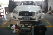 崇明汽車(chē)音響改裝 上海道聲英菲尼迪Q50改裝ATI悠揚(yáng)CS6.2