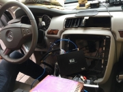 成都汽車無損升級——奔馳R300無損升級8音度X2