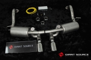 [进排气] 保时捷Boxster Cayman改装阀门排气 博克斯特giant source中尾段