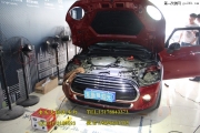 寶馬MINI大燈改裝雙光透鏡氙燈天使眼惡魔眼專業(yè)車燈改裝...