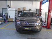 【鋒程車(chē)改】福特探險(xiǎn)者改燈升級(jí)改裝原裝奧迪Q5雙光透鏡